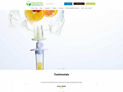 naturalwondershealthcare.com snapshot