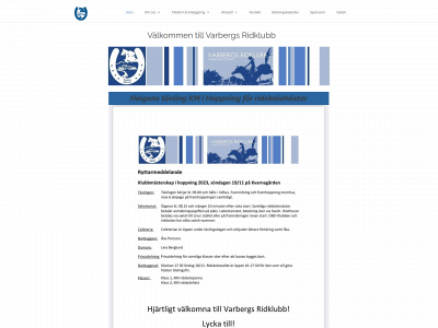 varbergsridklubb.se snapshot