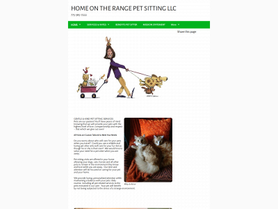 homeontherangepetsit.com snapshot
