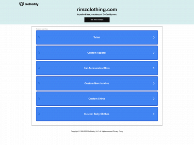 rimzclothing.com snapshot