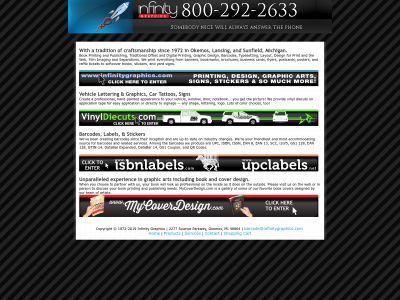 infinitygraphics.com snapshot