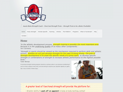 australianfootballstrengthcoach.com.au snapshot