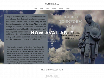 www.clintlovell.com snapshot