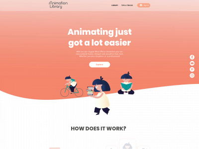 theanimationlibrary.com snapshot