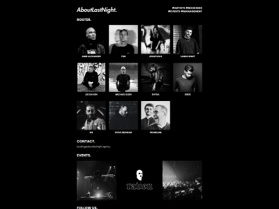 aboutlastnight.agency snapshot