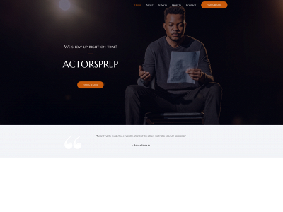 actrsprep.com snapshot