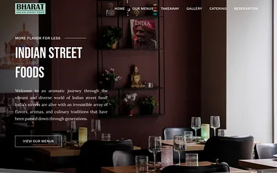bharatrestaurant.dk snapshot