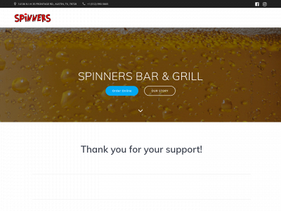 spinnersaustin.com snapshot