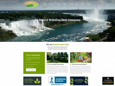 sunrise-lawncare.com snapshot
