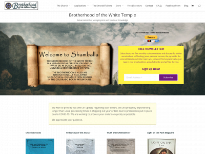 brotherhoodofthewhitetemple.com snapshot