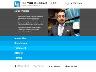 leonardoholuiguenotaire.com snapshot
