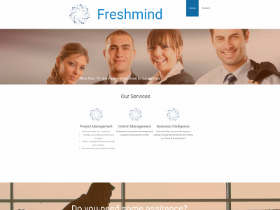 freshmind.be snapshot