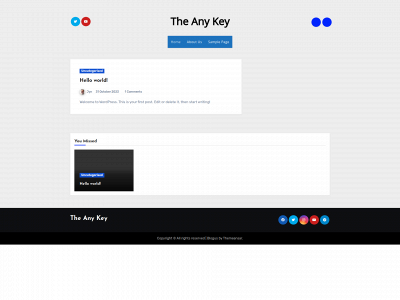 theanykey.co.uk snapshot