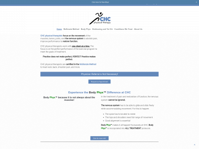 chcphysicaltherapy.com snapshot
