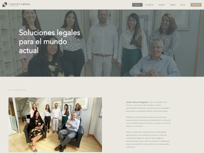 carloscabreraabogados.es snapshot