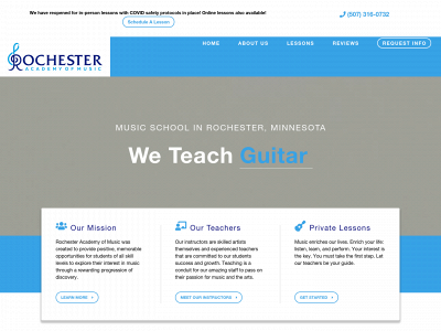 www.rochesteracademyofmusic.com snapshot