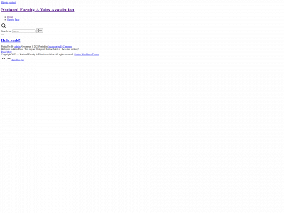 facultyaffairs.org snapshot