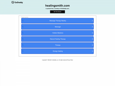 healingsmith.com snapshot
