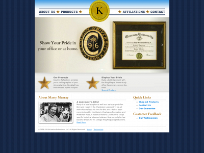 kreativereflections.com snapshot