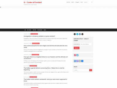 gcodesofconduct.com snapshot