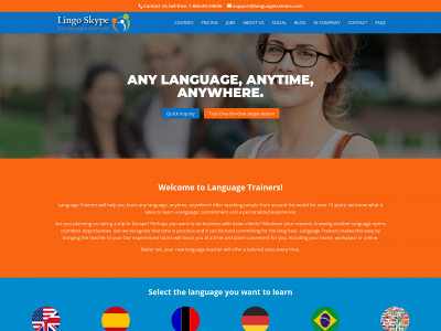 lingoskype.com snapshot