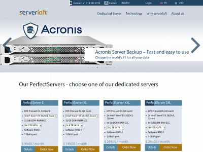 serverloft.com snapshot