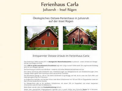 ferienhauscarla.de snapshot