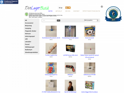 dinlagerbutik.se snapshot