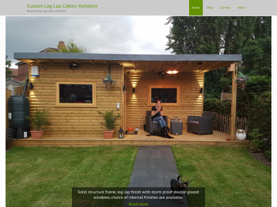 custom-log-cabins.co.uk snapshot