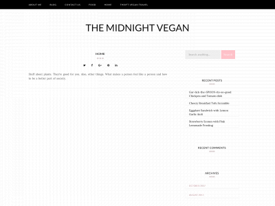 themidnightvegan.com snapshot