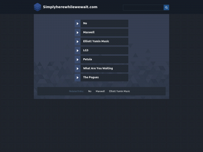 simplyherewhilewewait.com snapshot
