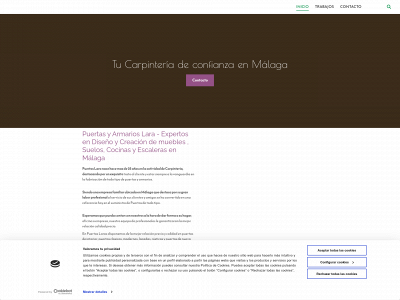 puertasyarmarioslara.es snapshot