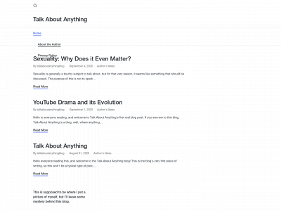 talkaboutanything.net snapshot