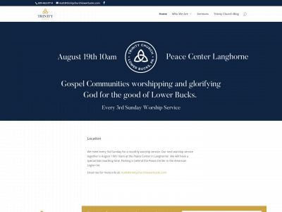trinitychurchlowerbucks.com snapshot