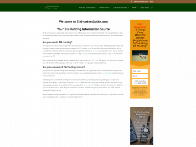 elkhuntersguide.com snapshot