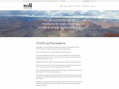 soliacupuncture.com snapshot