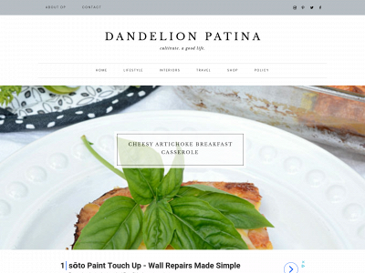 dandelionpatina.com snapshot