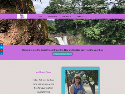 kalistravelguide.com snapshot