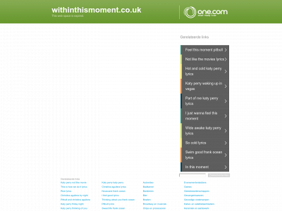 withinthismoment.co.uk snapshot