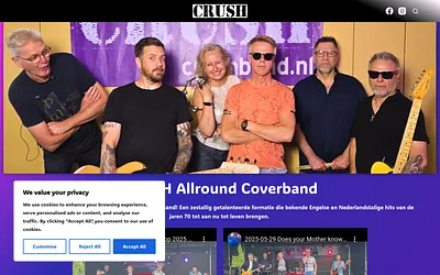 crushband.nl snapshot