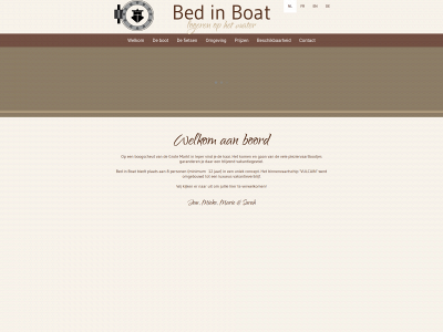 bedinboat.be snapshot