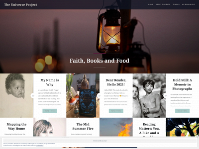 theuniverseproject.blog snapshot