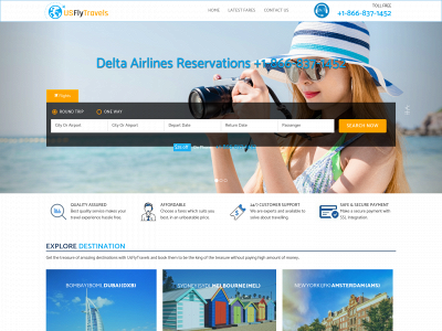 usflytravels.com snapshot