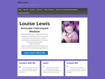 louiselewis.org snapshot