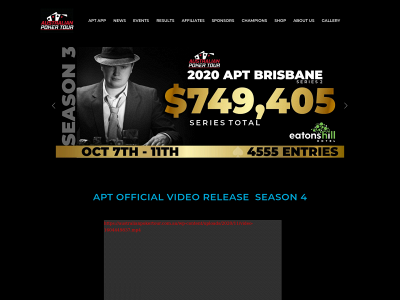 australianpokertour.com.au snapshot