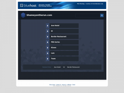 shameyontherun.com snapshot