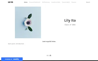 lily-ito.weebly.com snapshot