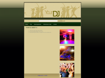 yourdj.be snapshot