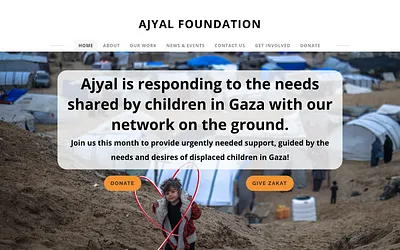 ajyalfoundation.org snapshot