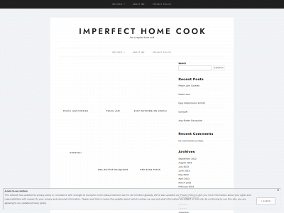 imperfecthomecook.com snapshot